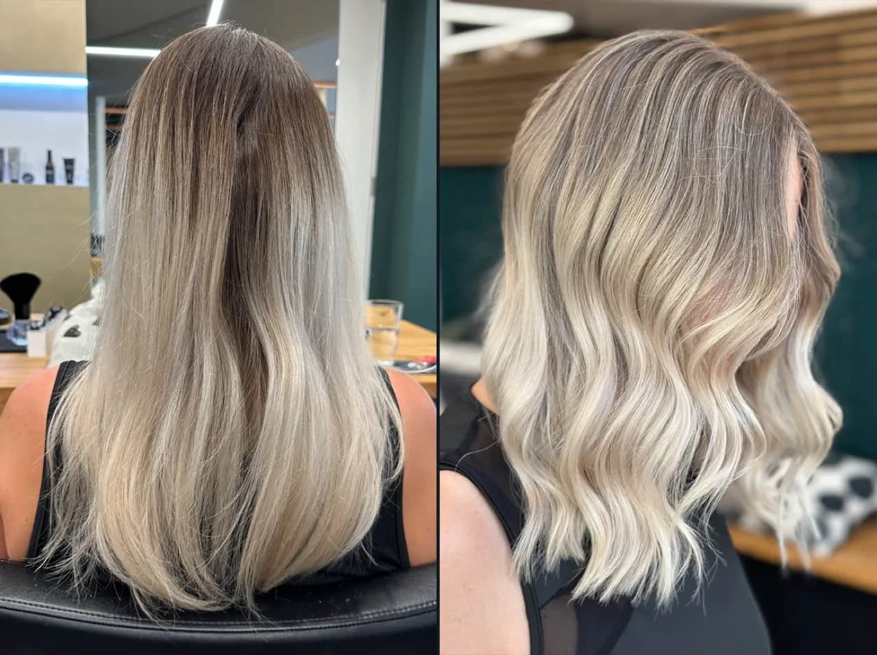 Blonde Haare mit dunklen Strähnchen: Tiefe, Volumen & Pflege