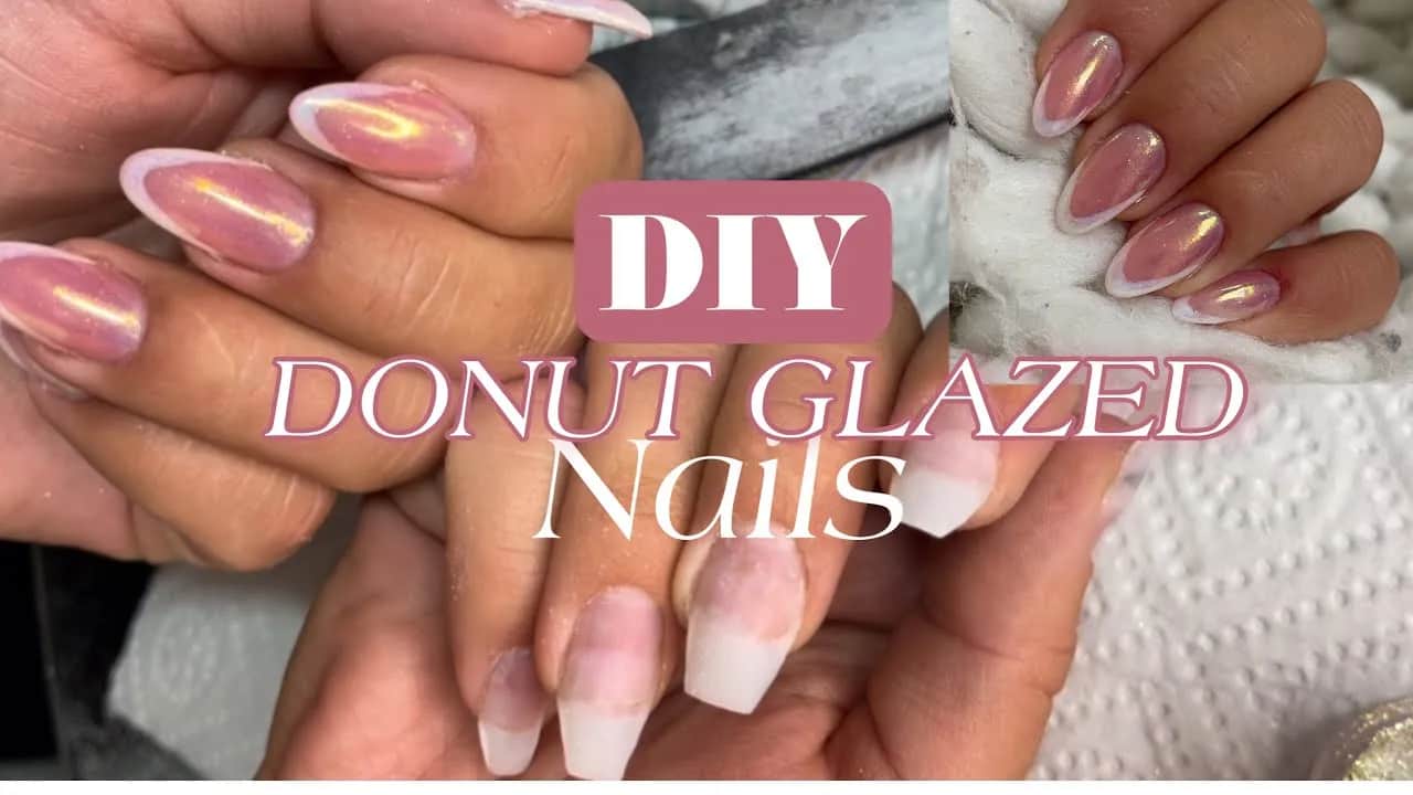 Glazed Donut Nails: Weiße Chrom-Nägel selbst machen Profi-Tipps